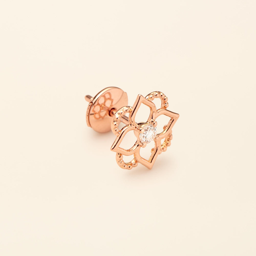 プチジャルディーノ ダイヤモンド ピアス