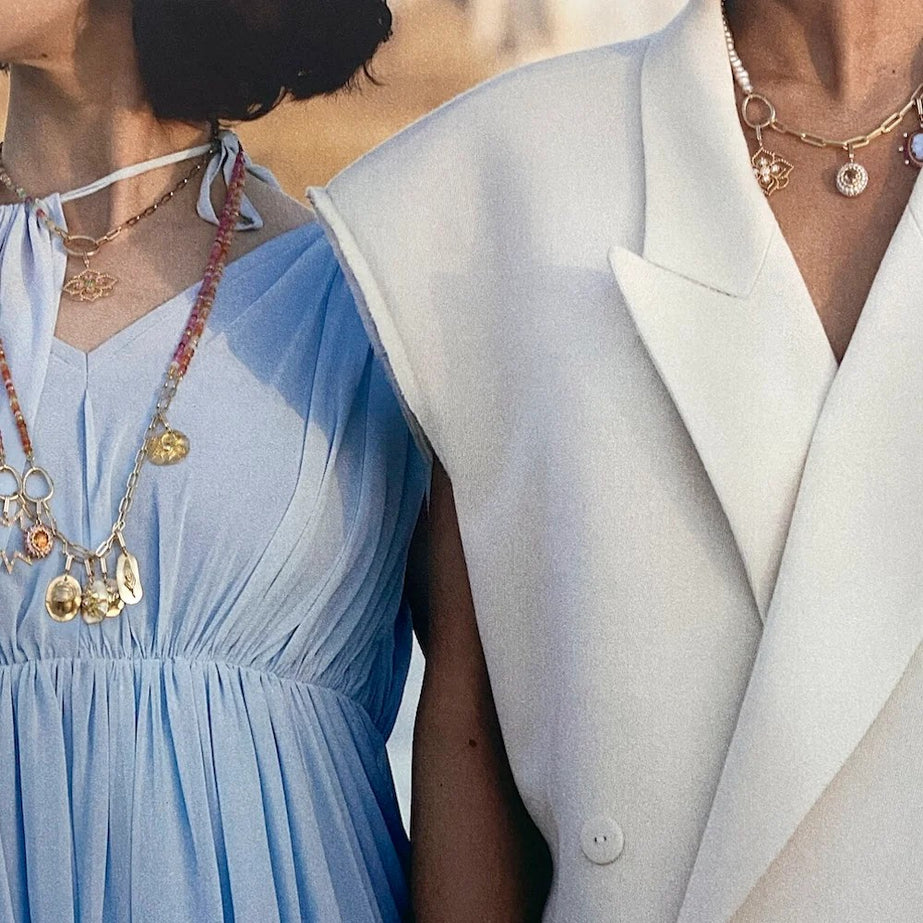 リエン ピエール ネックレス オレンジ L