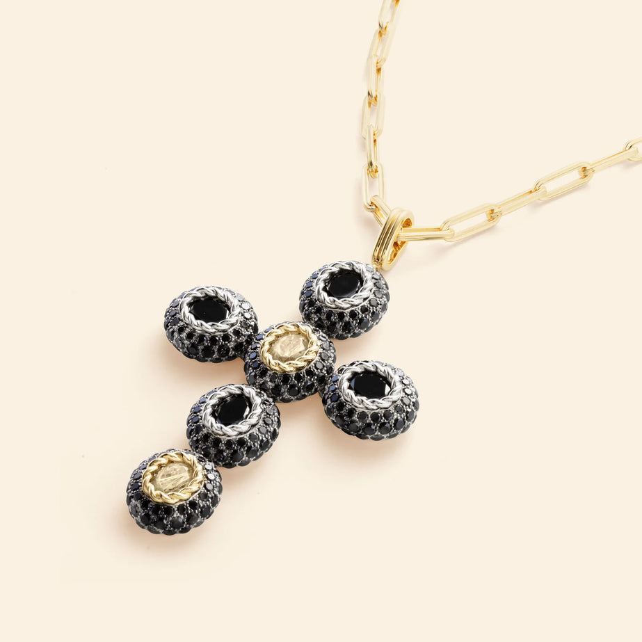 カラー クイーン クロス ブラック ＆ ホワイト