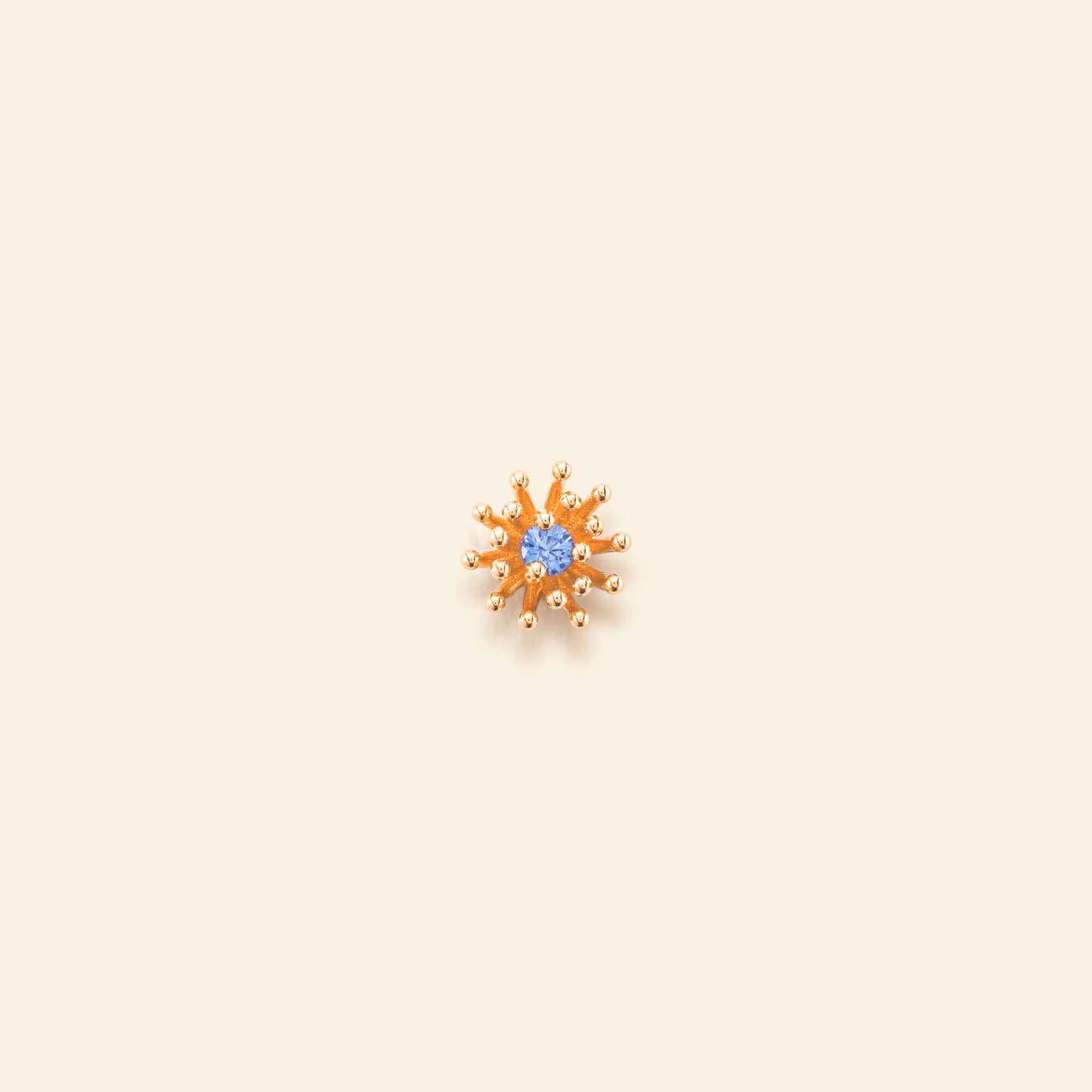 プチ カクタス ヴァニーユ ブルー ピアス