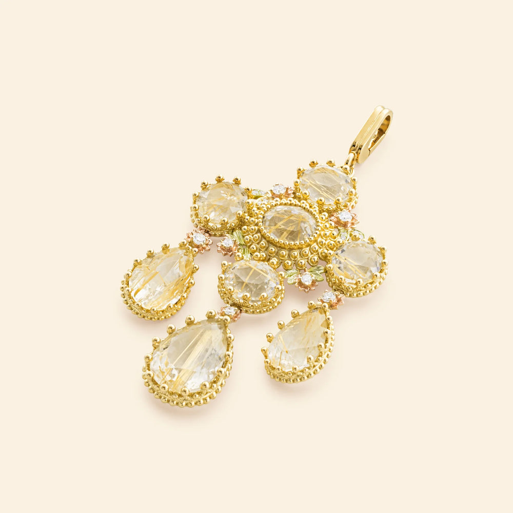 ピエールリ ルチルクォーツ メダル