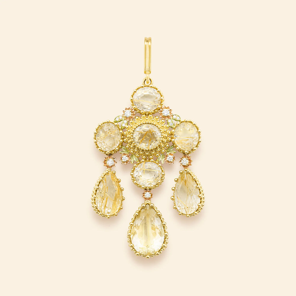 ピエールリ ルチルクォーツ メダル