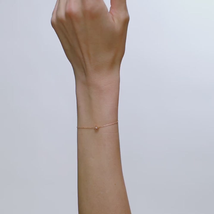 プチ カクタス ヴァニーユ ブラウンダイヤモンド ブレスレット