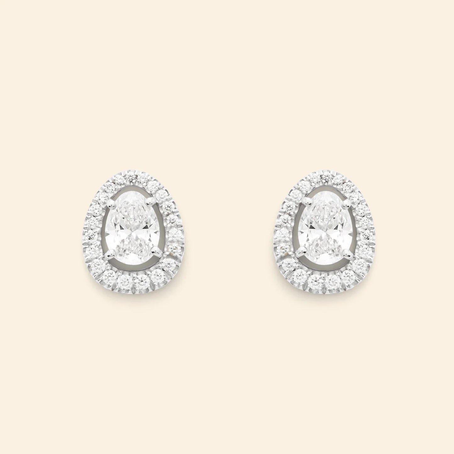 メレリオカット ダイヤモンド ピアス