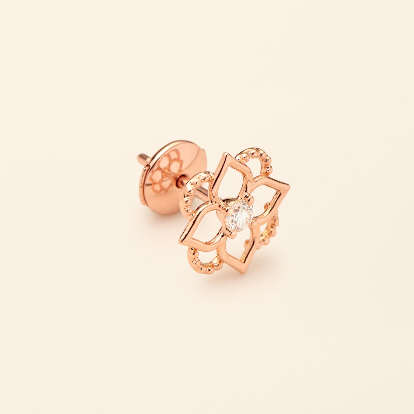 プチジャルディーノ ダイヤモンド ピアス