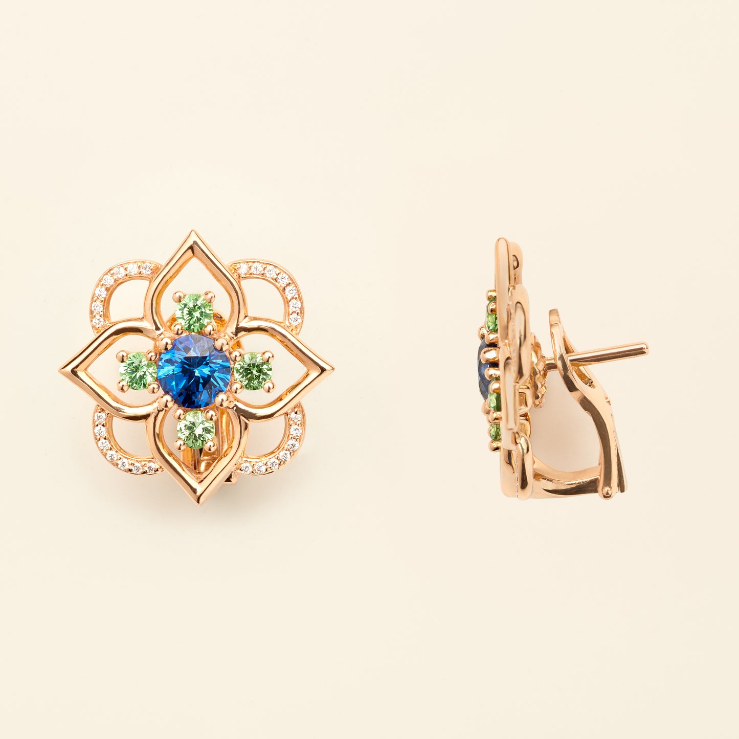 ジャルディーノ ピアス サファイア