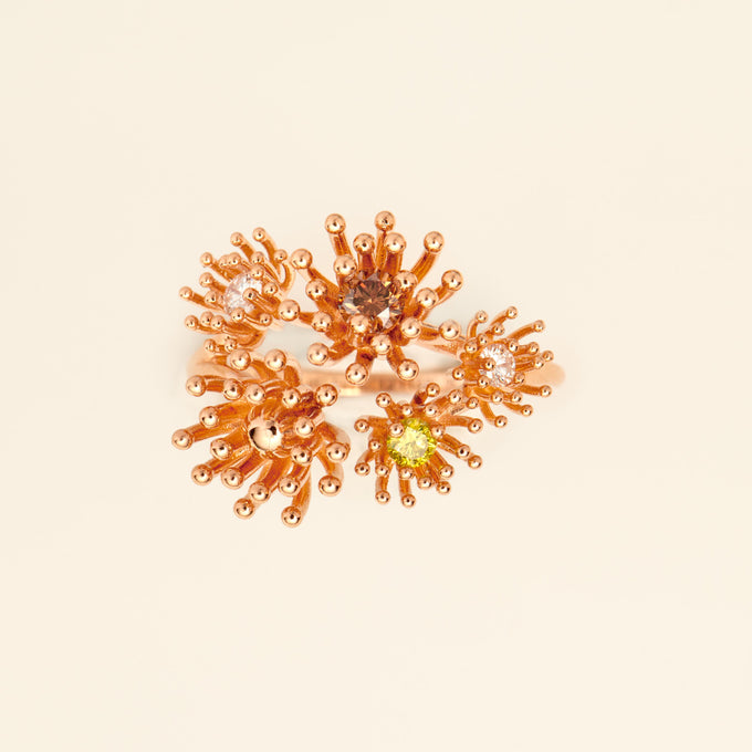 プチ カクタス ヴァニーユ 5ポイント リング