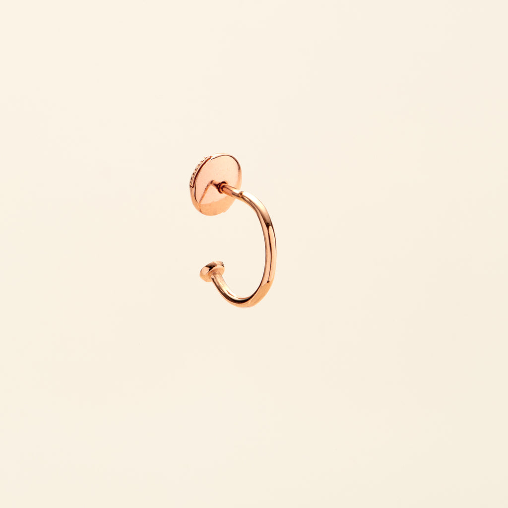 MUZE -【LOGO EARRING(SILVER)】ミューズ ロゴ ピアス SV925